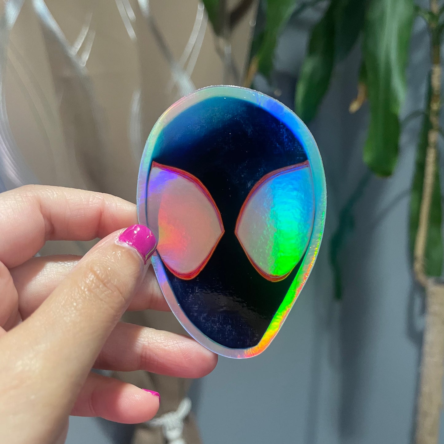 Holographic Miles Sticker